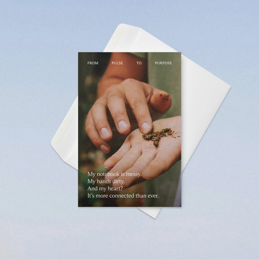 From Pulse to Purpose “Connected” 4×6" Greeting Card